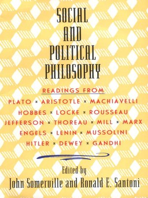 cover image of Social and Political Philosophy